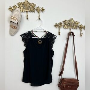 Lace fusion Chic short sleeve M